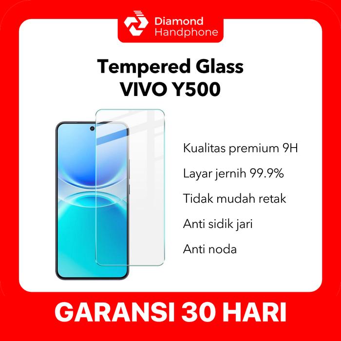 Gambar Tempered Glass VIVO Y500 Anti Gores Bening Screen Protector dari Diamond Handphone Bali Kota Denpasar Tokopedia