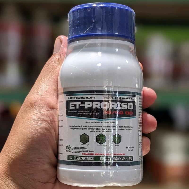 HERBISIDA ET-PRORISO SELEKTIF PADI (AMAN UNTUK PADI ) 200 ML 1