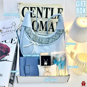 Hampers Kado Ulang Tahun Cewek | Kado Pacar Sahabat Perempuan | Birthday Box Aesthetic | Birthday Giftbox Pacar Sahabat | Hampers Biru Lucu | Kado Valentine | Kado Romantis Untuk Cewek | Kado Anniversary | Hadiah Wisuda