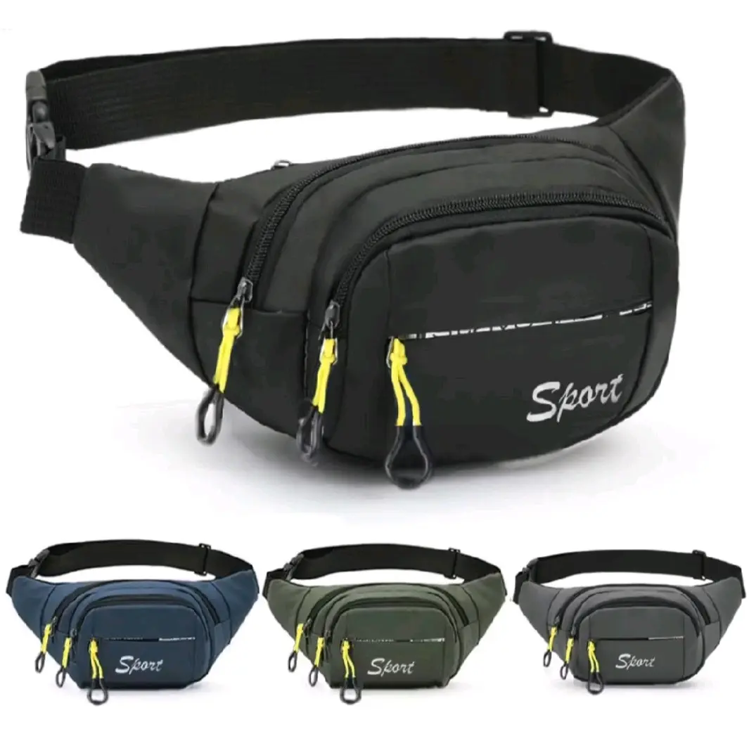 Tas Weistbag Selempang Impor Pria Slingbag Cowok Waistbag Pinggang Bimo Waterproof
