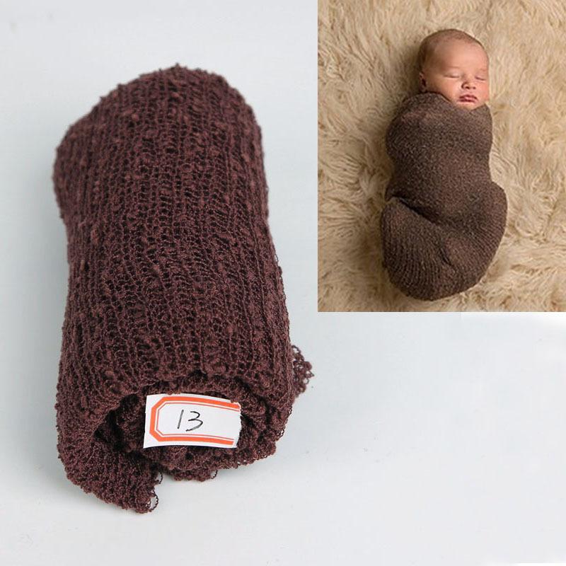 Product Introduction of Cross-border children's photography wrap cloth studio newborn baby photo wrap blanket elastic gauze wrap cloth factory direct sales 15