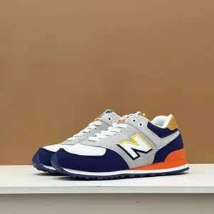 Sepatu Kasual Sneakers Pria Wanita Bahan Suede ( BISA COD )