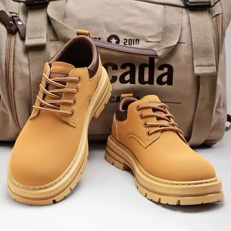 Sepatu touring pria kasual low boot cowboy boots pendek pria 7