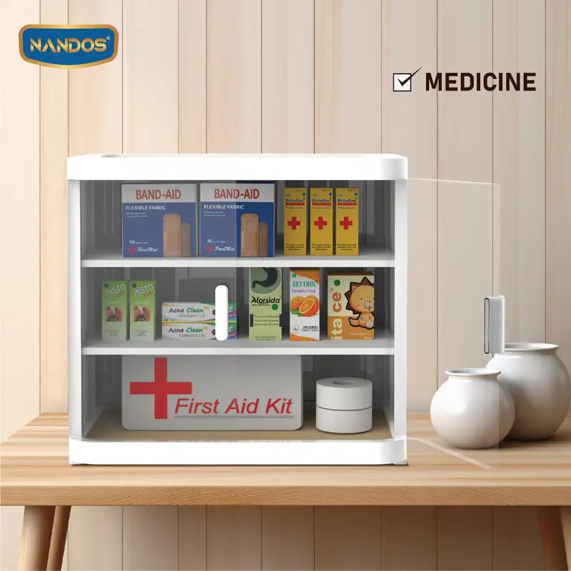 NAIBA - FOOD CABINET BISTRO (NANDOS) Dengan Pintu Furniture Dapur rakdapur 1