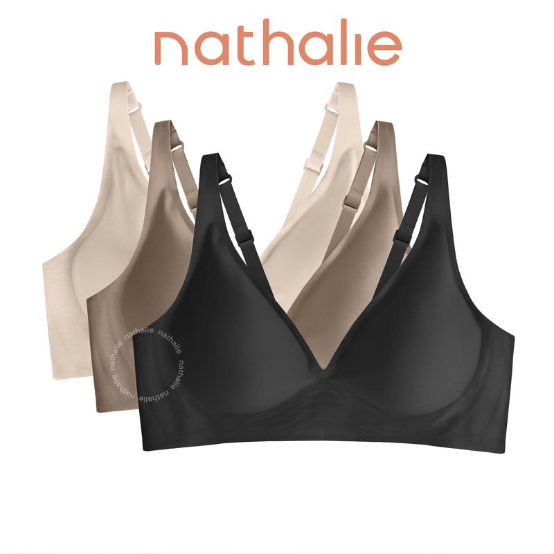 Nathalie V-Neck Seamless Bra NTB 3487 0