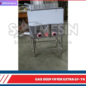 Gf-74 Gas Deep Fryer Alat Penggorengan Gas 30 Liter 1 Tank