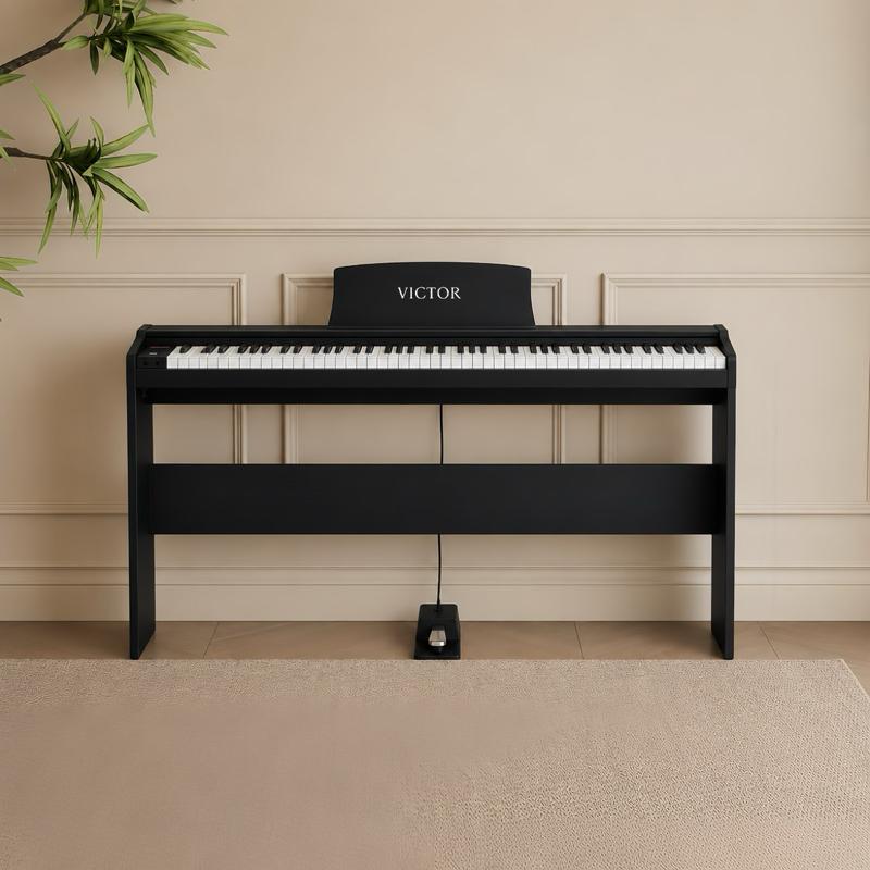 ĐÀN PIANO VICTOR VT02 88 PHÍM TẶNG ĐỦ PHỤ KIỆN - KHOÁ HỌC ONLINE - CHÂN X