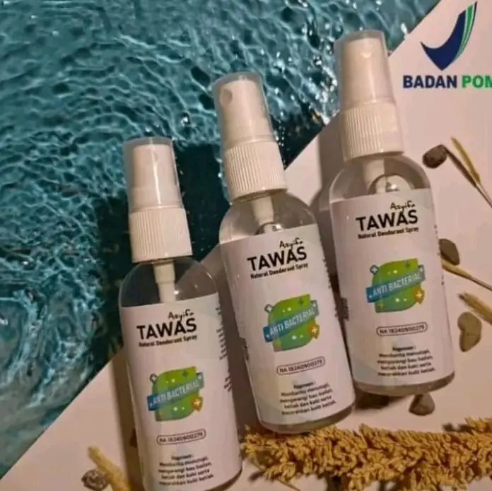 Paket isi 3 Asyifa Deodorant Tawas Naturals 60ML - Antiperspirant Tawas Menghilangkan Bau Ketiak