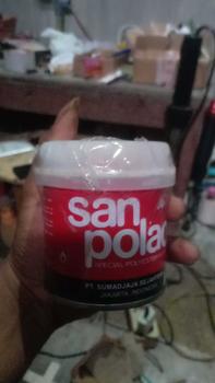 Product Review of ( 1/4 Kg ) Dempul Sanpolac San Polac 1/4kg Mobil Motor Besi Kayu 250 Gr from L**a 0