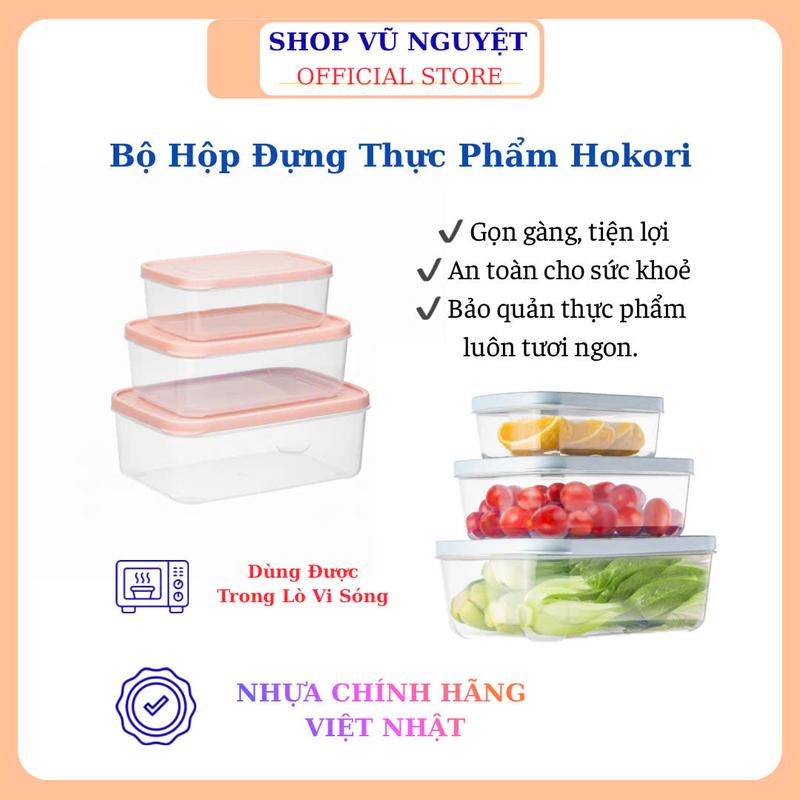 Bộ 6-9-12 hộp lạnh nhựa PP đựng thực phẩm trong tủ lạnh , sử dụn