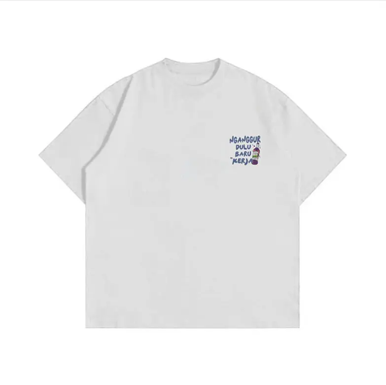 T-shirt Nganggur dulu Tee / Unisex / Cotton / Lembut Nyaman Soft Surfing 4
