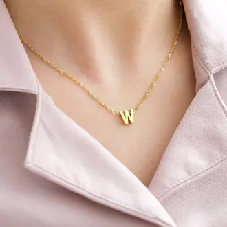 Sweetbling • Anti Karat • Mini Initial Alphabet Necklace