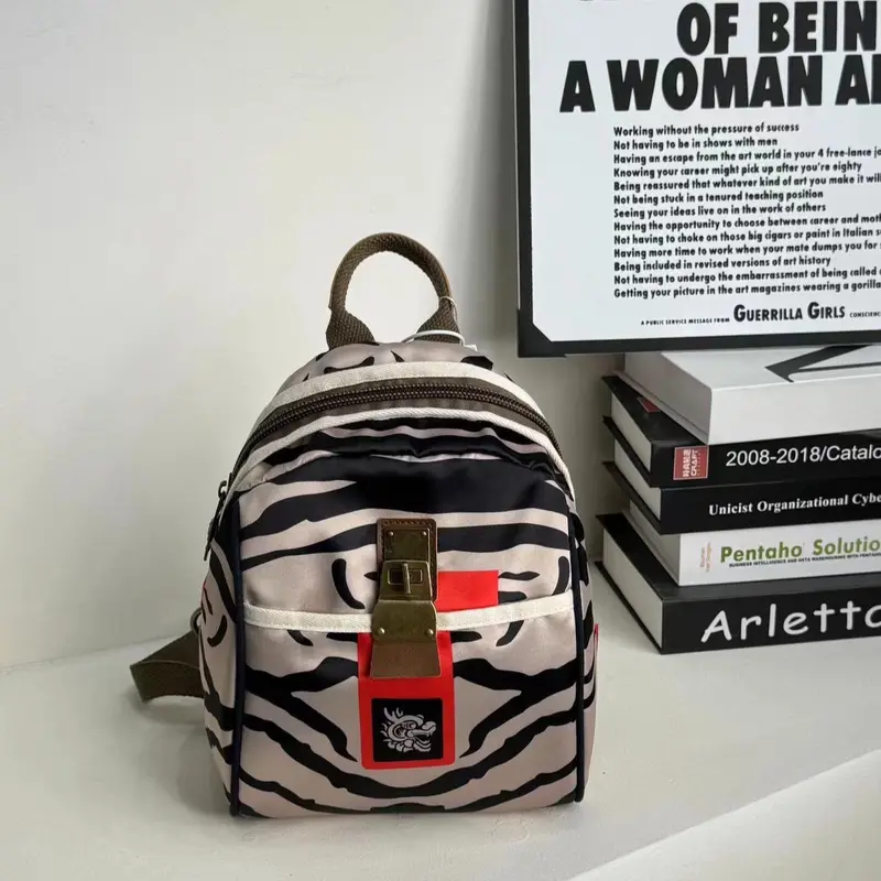 ￼Aolong Ransel 1366 Mini Backpack Tas Selempang（2 In 1）Bahan Parasut Permium 5