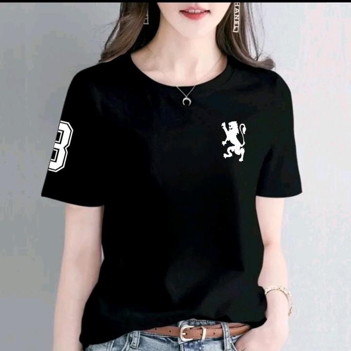 Kaos Distro Terbaru / Kaos Wanita Dewasa Lengan Pendek / Kaos Logo Simple Kekinian / Kaos Katun Combed Expert Quality 1