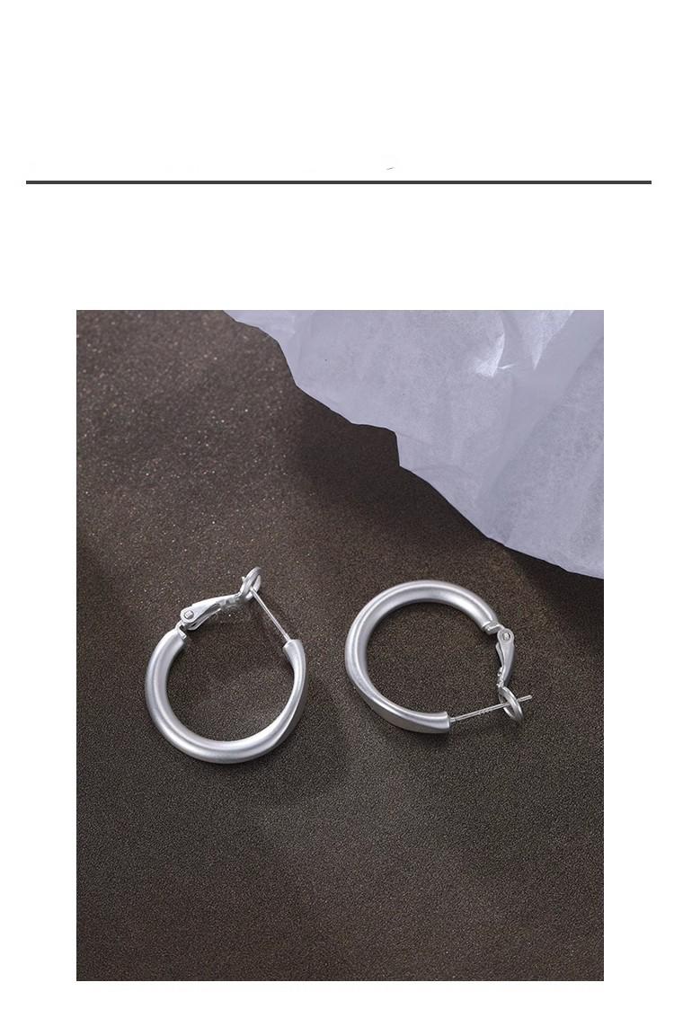 Product Introduction of 925 Sterling Silver Small Hoop Earrings Delicate Birthday Gift for Women Girls 4