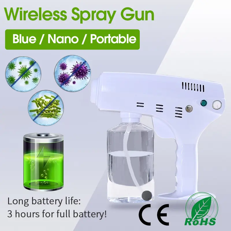 AS39 - 600ml Nano Steam Spray Wireless Household Disinfection Rechargeable Sprayer Fogger Machine 8