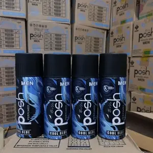 (paket isi 2 pcs) parfume body spray posh men cool blue 150ml Pria