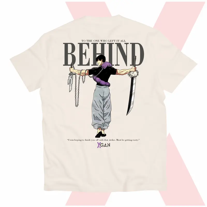 XGAN Baju Toji Fushiguro 01X Kaos Anime katun 24s Jepang T-Shirt Anime Manga Premium Lembut Soft Combed  Tebal Distro Hitam  Sablon  Pria 3
