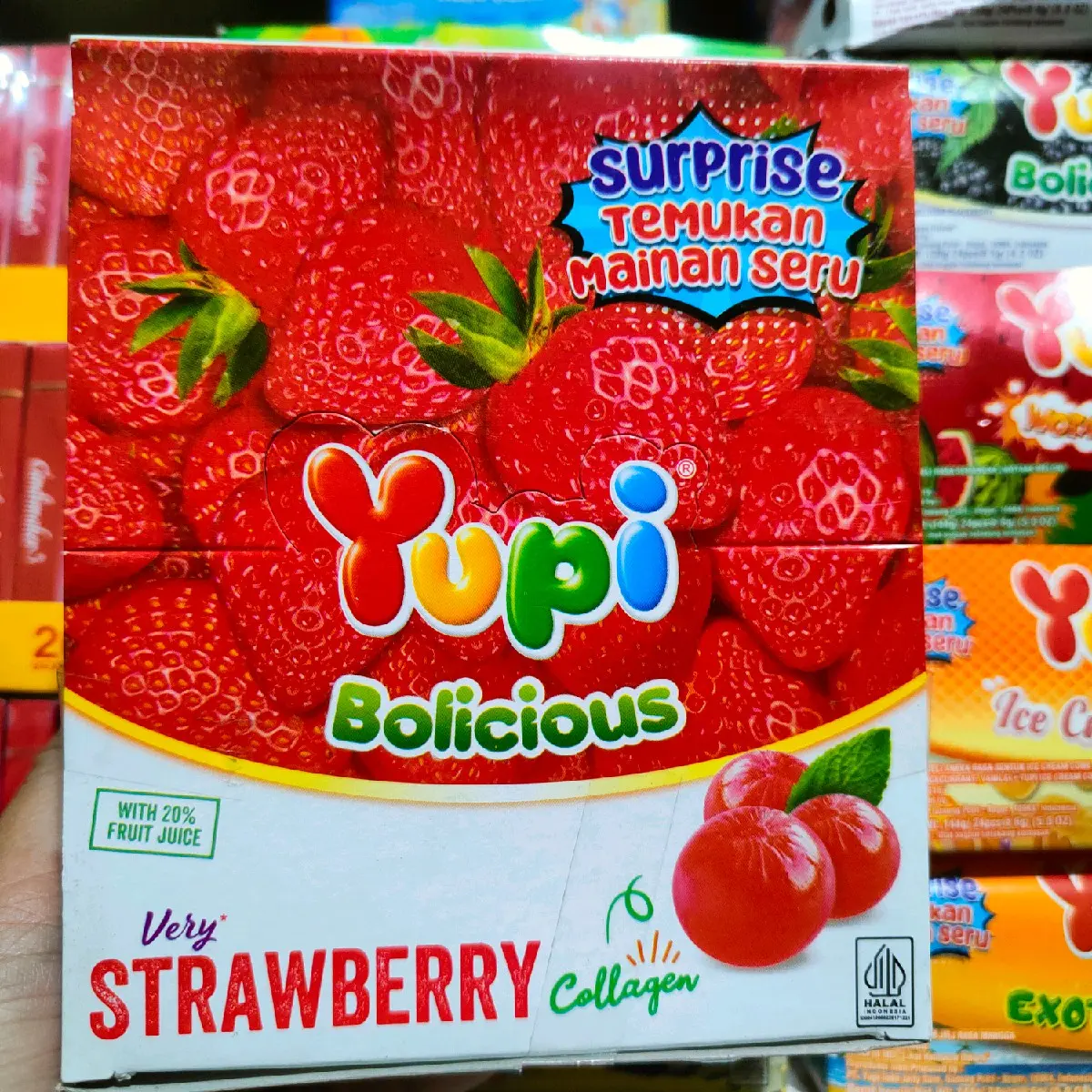 Yupi permen All varian isi 24 pcs Yupi permen All varian isi 24 pcs