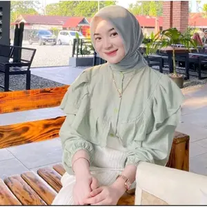 RAFELLA BLOUSE ATASAN WANITA KERAH SANGHAI