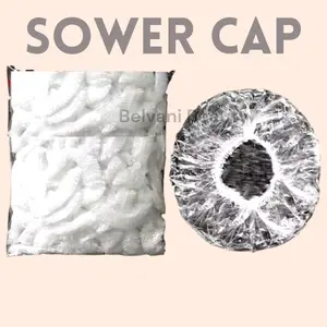 Plastik Pelindung Penutup Kepala Mandi Topi keramas Shower Cap