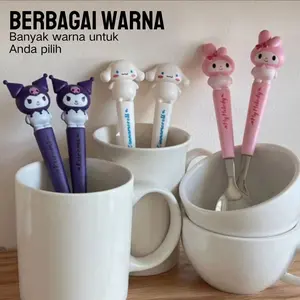 Alat Makan Anak Sendok Garpu + Kotak: Bahan Aman, Desain Menggemaskan, Praktis Dibawa!