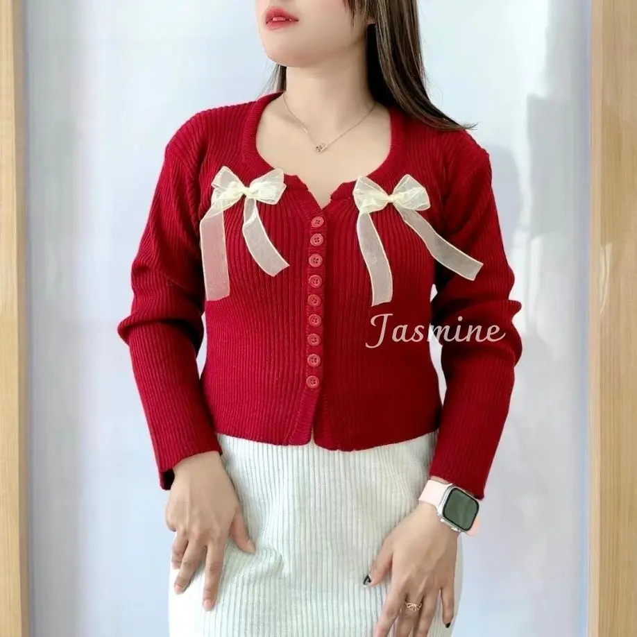 Jasmine - Lolly Cardigan Korean Style Lucu