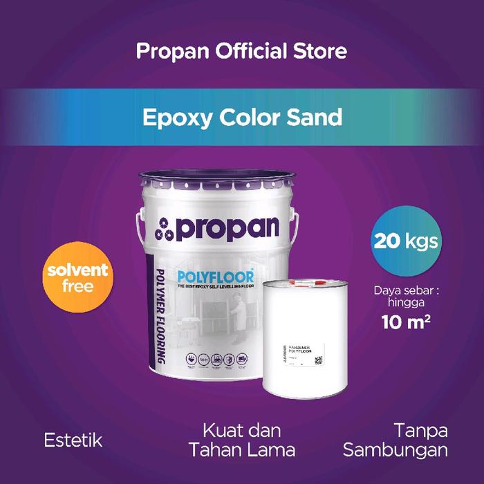 Propan Color Mix Promo Propan Epoxy Color Sand Aesthetic Flooring 20 Kg Set Solvent Free ...