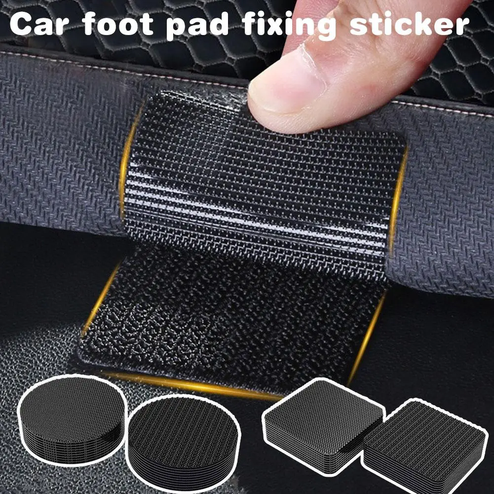 Pelekat penetapan alas kaki kereta, pelekat penetapan cadar, pita Velcro pelekat dua muka lancar, permaidani kereta, kain meja, aksesori tidak licin