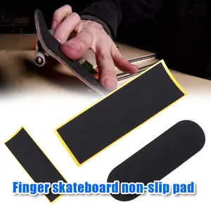 1PC/5PCS Black Fingerboard Deck Uncut Tape Stiker Black Foam Grip Tape Stickers for Wooden Finger Skateboard