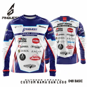 FINQUEST Jersey mancing MANDALIKA STYLE new  bisa tambah nama dan logo