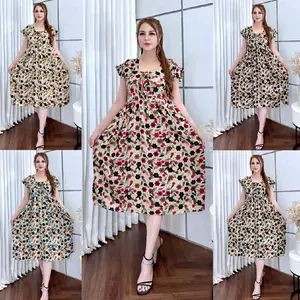 DASTER  PAULA MOTIF YASMIN LD 115 BAHAN RAYON TEBAL