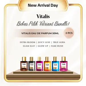 [PROMO] VITALIS (Special Bundle!) Eau De Parfum 50ml - Parfum Wanita - Wangi Tahan Lama - Unisex - Wangi Elegan