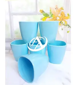 12.PCS 6 PCS 3.PCS GELAS GAGANG MELAMIN DINER TEBAL KUAT DAN TAHAN BANTING