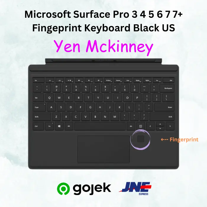 FingerPrint Microsoft Surface Pro 3 4 5 6 7 Keyboard Type Cover