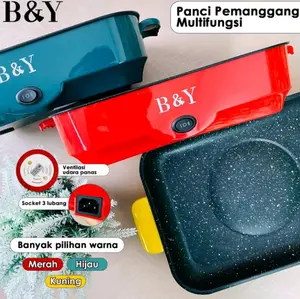 Pemanggang Elektrik Multifungsi Grill Pan Bbq