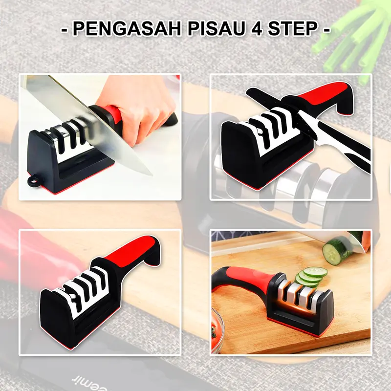 PENGASAH PISAU 4 STEP - KNIFE GRINDER - PENGASAH INSTANT 4