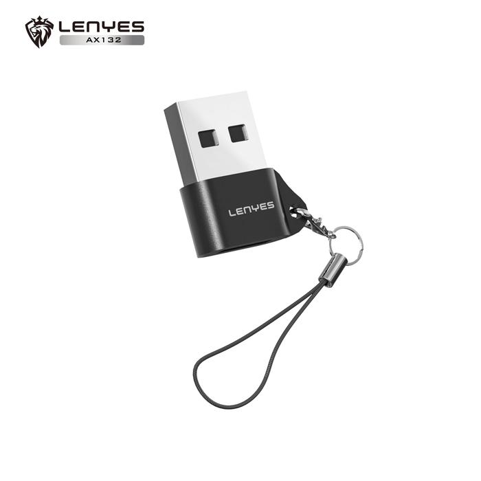 Gambar LENYES AX132 OTG Converter Adapter Type C To USB Sync Data Charging Plug & Play dari LENYES INDONESIA Kota Administrasi Jakarta Pusat Tokopedia