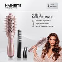 Gambar MAIMEITE Blow Dryer Hot Air 4-In-1 Hot Air Brush Sisir Pengering Rambut 800W Blow Dryer Styling Pelurus Rambut Curling Volume Multifungsi Hairdryer - Merah Muda dari MAIMEITE Store Kota Administrasi Jakarta Utara 1 Tokopedia