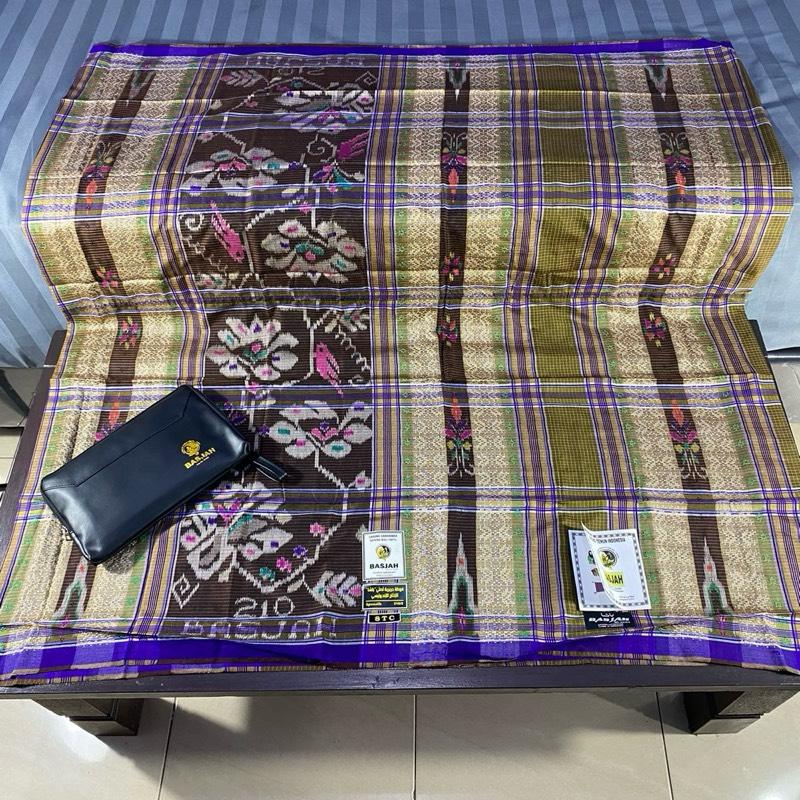 Sarung sutera BASJAH varian STC songket sutera asli 100% original spunsilk 210/2 1