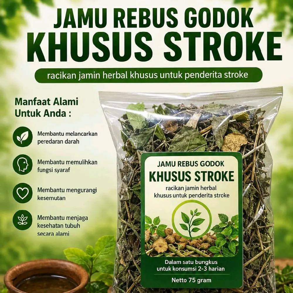 herbal rebus godok untuk keluhan stroke