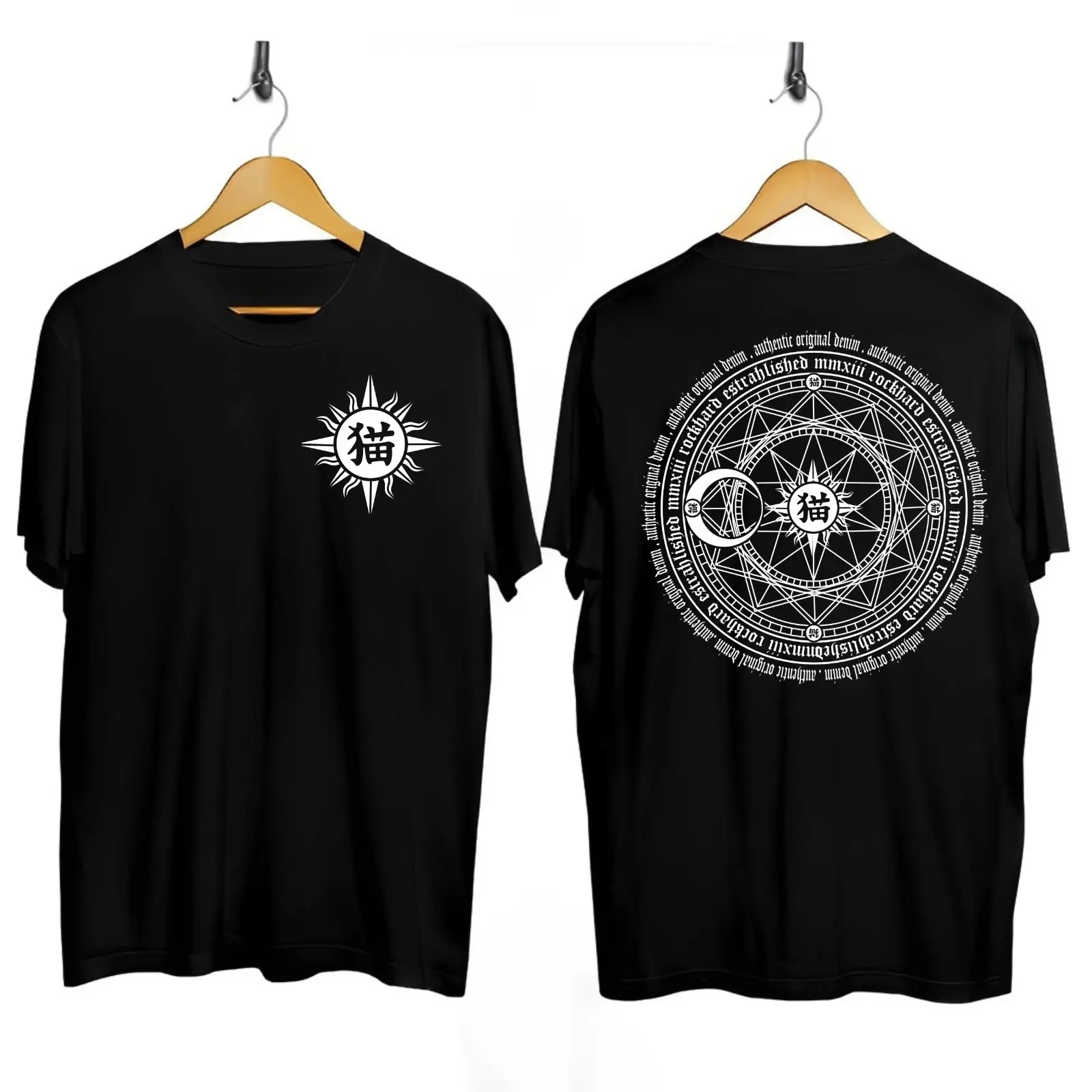 Baju Kaos Pria Distro/Kaos Pria jumbo  Lingkaran Sablon Digital Katun Premium Oblong Hitam  Printing Cowok Lokal