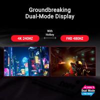 Gambar MONITOR ASUS ROG Strix OLED XG32UCWMG Gaming Monitor - 32 inch, Dual Mode (4K@240Hz, FHD@480Hz), WOLED, 240Hz, 0.03ms dari Techno Computer Bali Kota Denpasar 3 Tokopedia