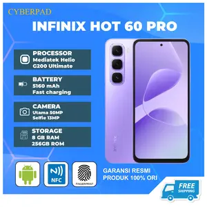 INFINIX HOT 60 PRO 8GB 256GB GARANSI RESMI