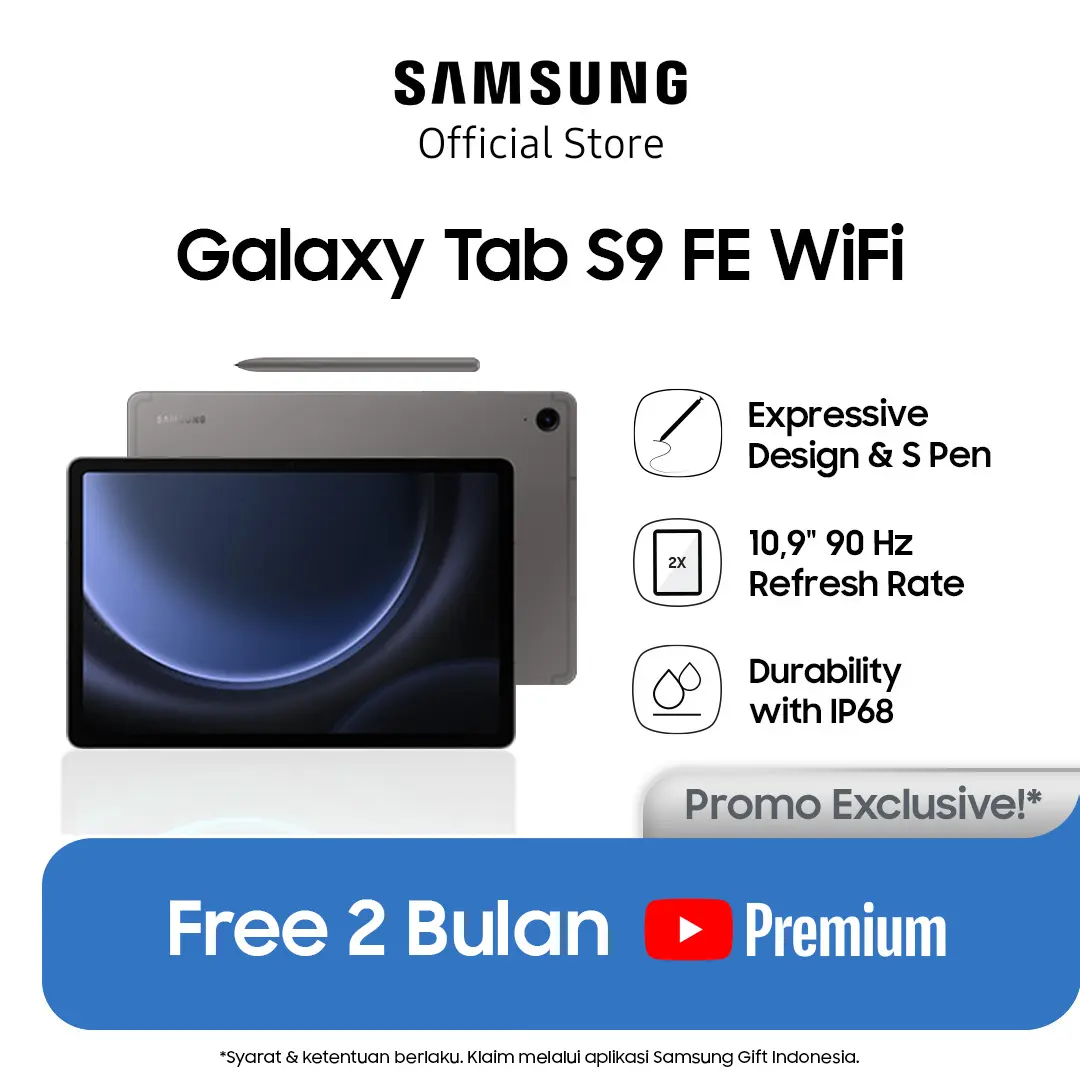 Samsung Galaxy Tab S9 FE Wifi 6/128GB - Gray