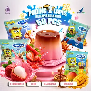 PUDDING 50PCS HARGA GROSIR REKOMENDASI JUALAN CEMILAN KELUARGA JELLY KENYAL RASA BUAH BUAHAN LAPIS GULA AREN JAJANAN SD MURAH MERIAH