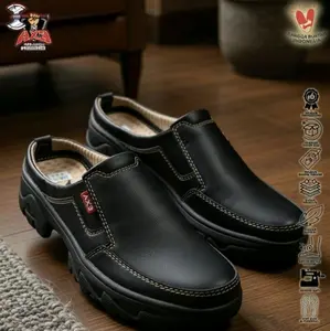 Ax3 sepatu selop murah (MKB-01) sepatu selop gaul sepatu selop pria selop bustong selop santai Karet Shoes antiselip