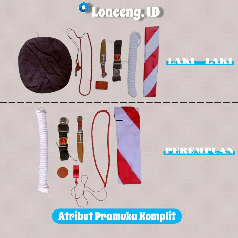 Paket Komplit Atribut Pramuka SD untuk Cewek dan Cowok Lengkap dengan Peralatan Pramuka