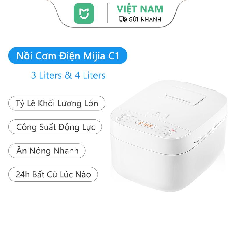 Nồi Cơm Điện Mijia C1, Nồi Cơm Điện Gia Đình, Thích Hợp Cho Bữa Tiệc, Có Dung Tích 3L Và 4L, Bảo Quản Thông Minh, Với Màn Hình LED