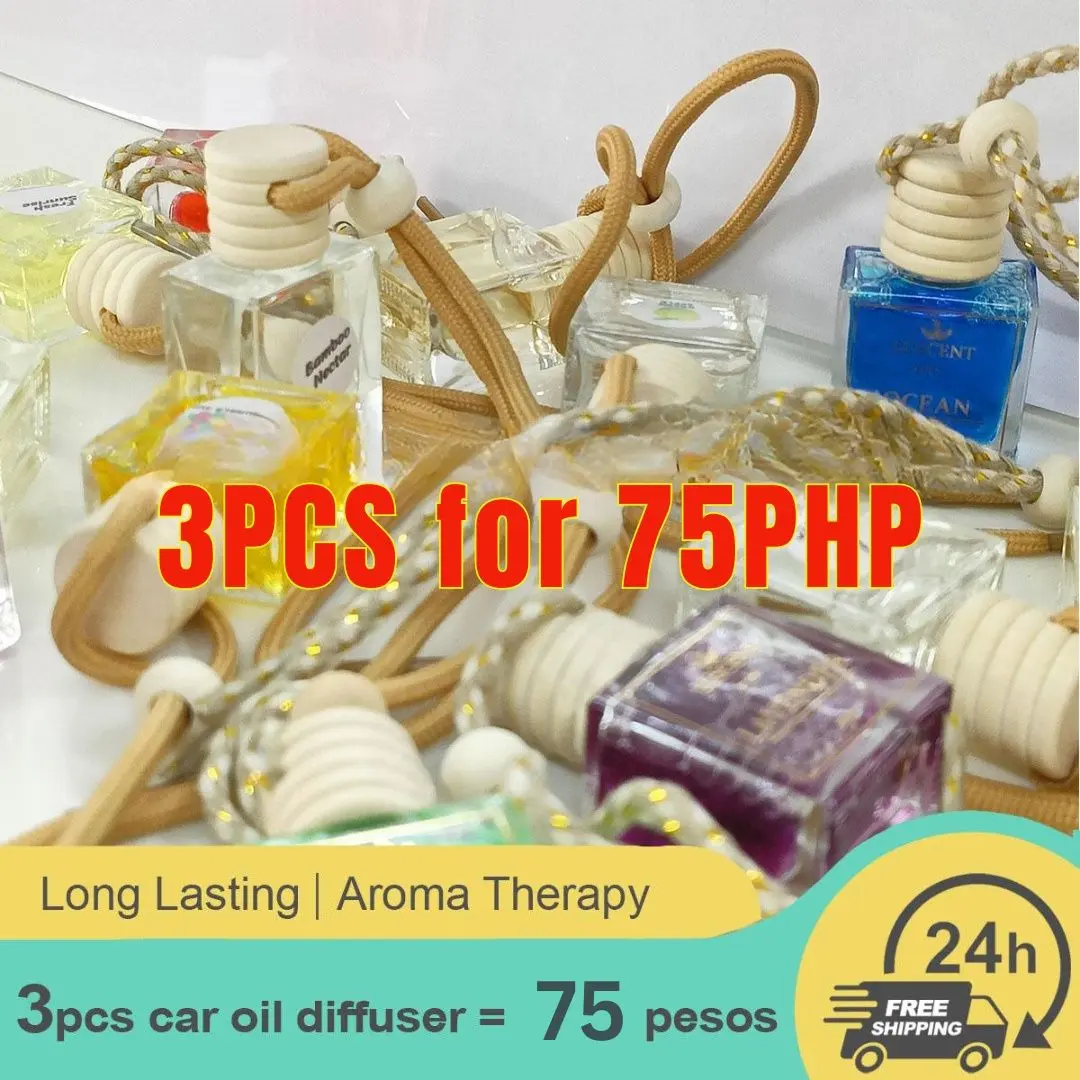 3PCS FOR 75 PESOS ONLY Big Sale Premium Scents Hanging Diffuser Car Air Freshener Home fragrance Room Scented Aroma Pabango